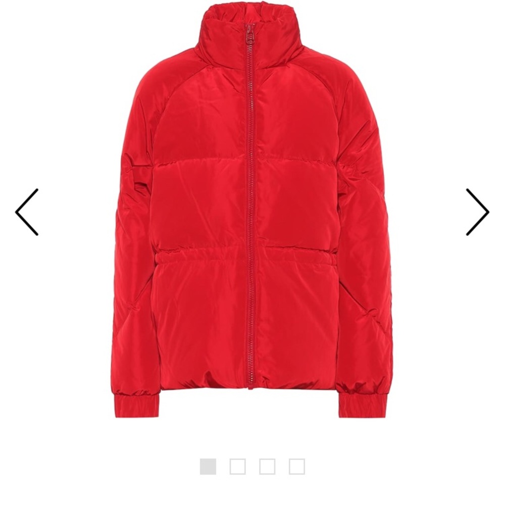 Red Ganni Puffer